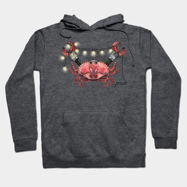 So Crabby Chic Hoodie by Oh Hokey Pokey